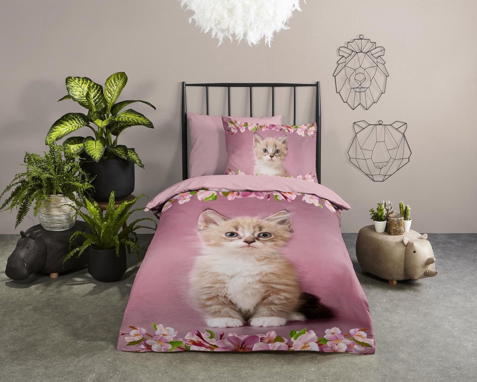 Good Morning - Housse De Couette - Look - Pink