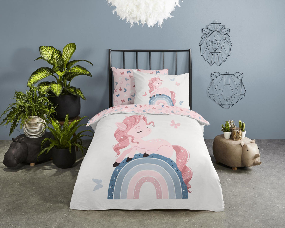 Good Morning - Dekbedovertrek - Fiby - White