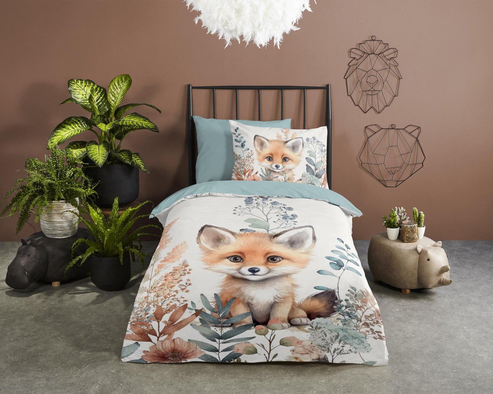 Good Morning - Dekbedovertrek - Foxx - Multi