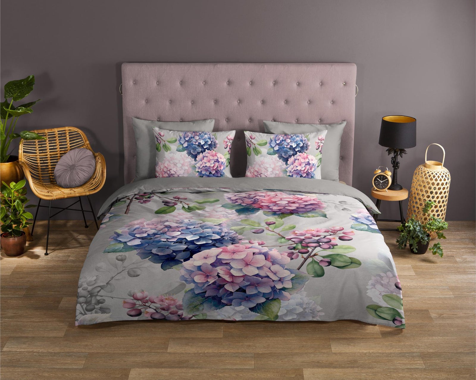 Good Morning - Dekbedovertrek - Julia - Grey