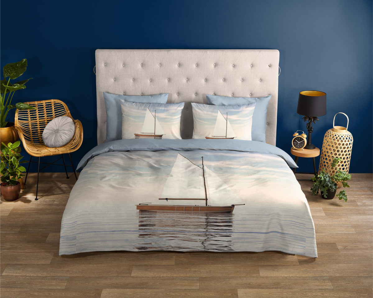 Good Morning - Dekbedovertrek - Meri - Blue