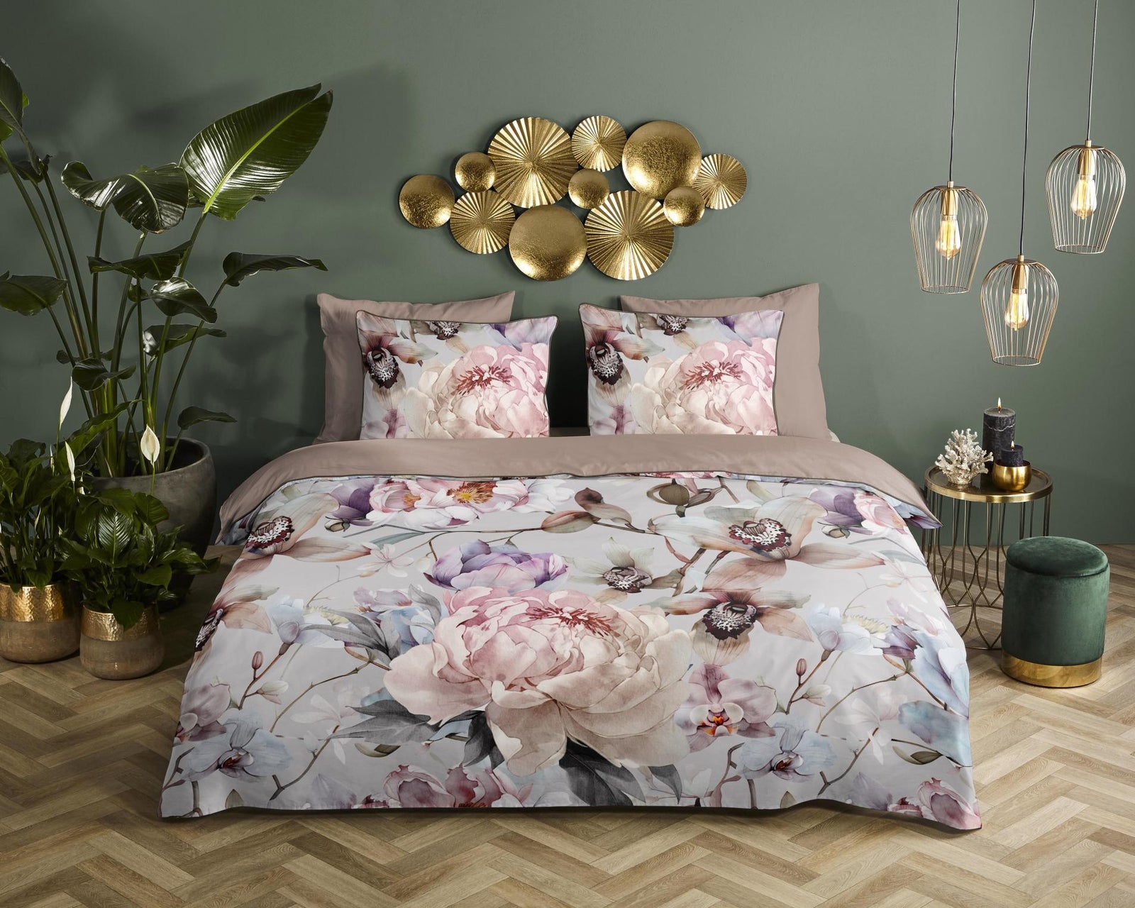 Descanso - Dekbedovertrek - Colinda - Grey