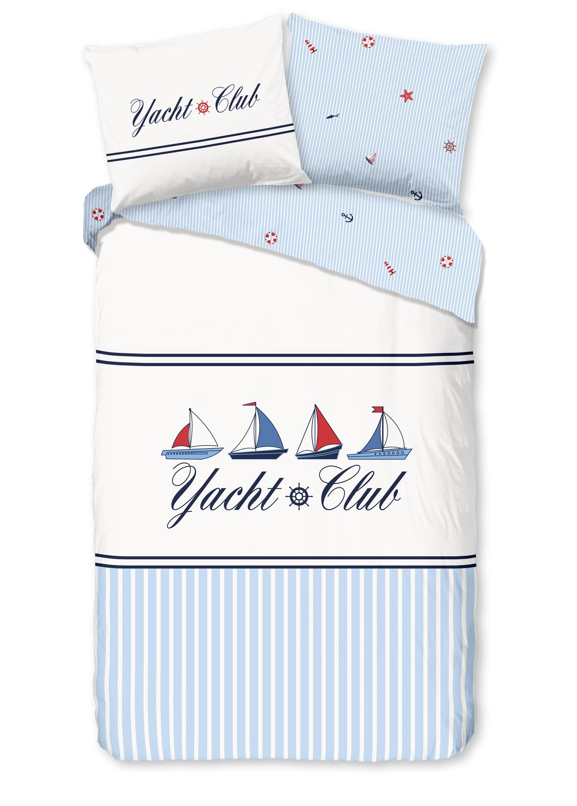 Good Morning - Dekbedovertrek - Yachtclub - Blue