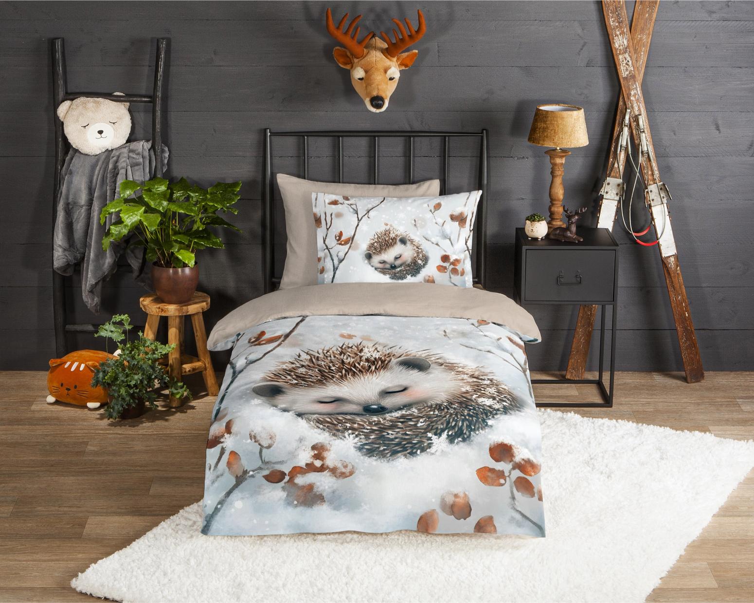 Good Morning - Dekbedovertrek - Jussi - Grey