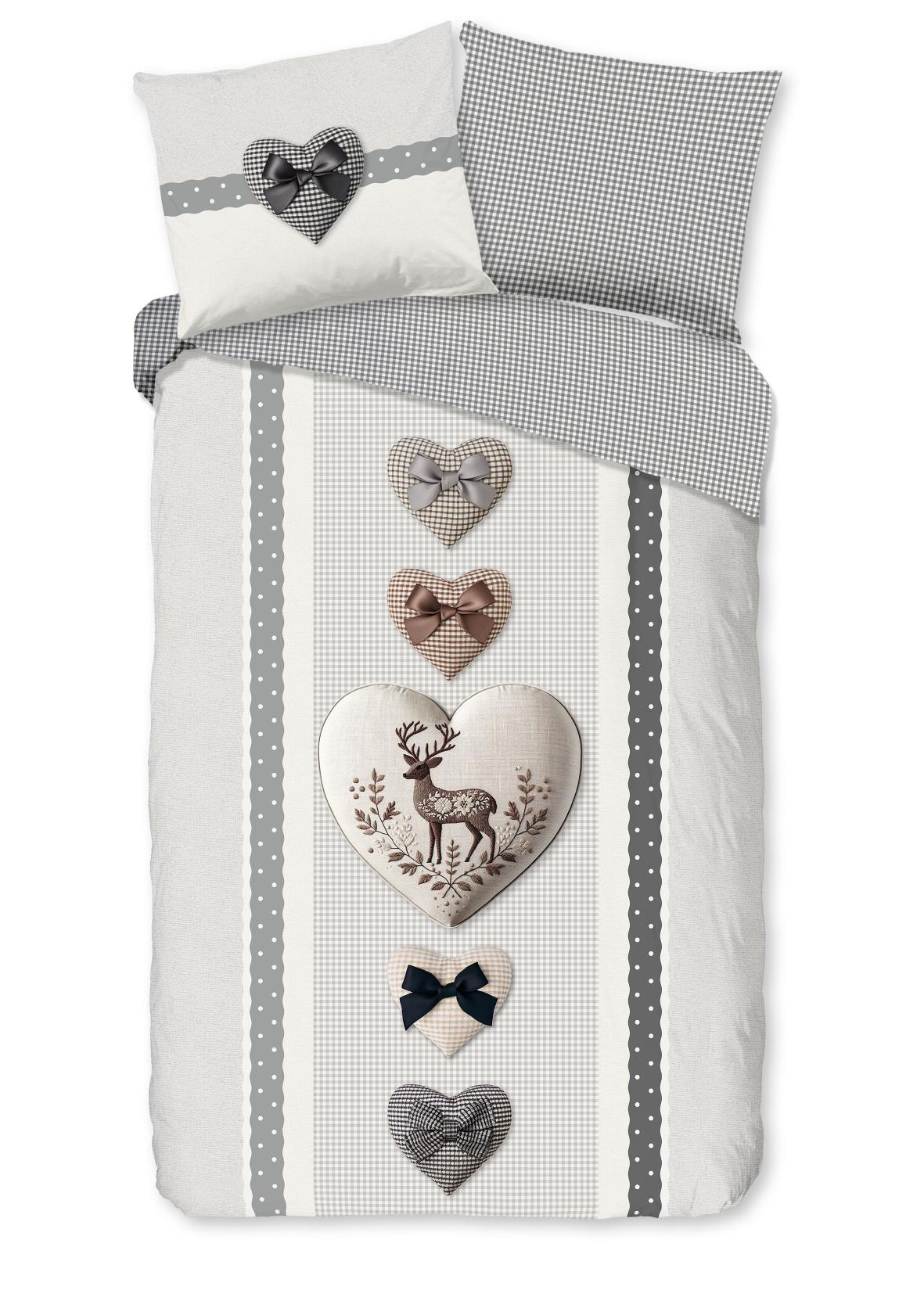 Good Morning - Dekbedovertrek - Bernet - Grey