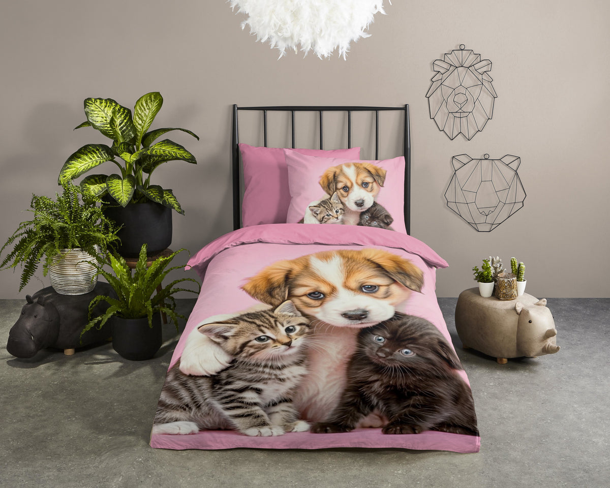 Pure - Housse de couette - Amis - Pink