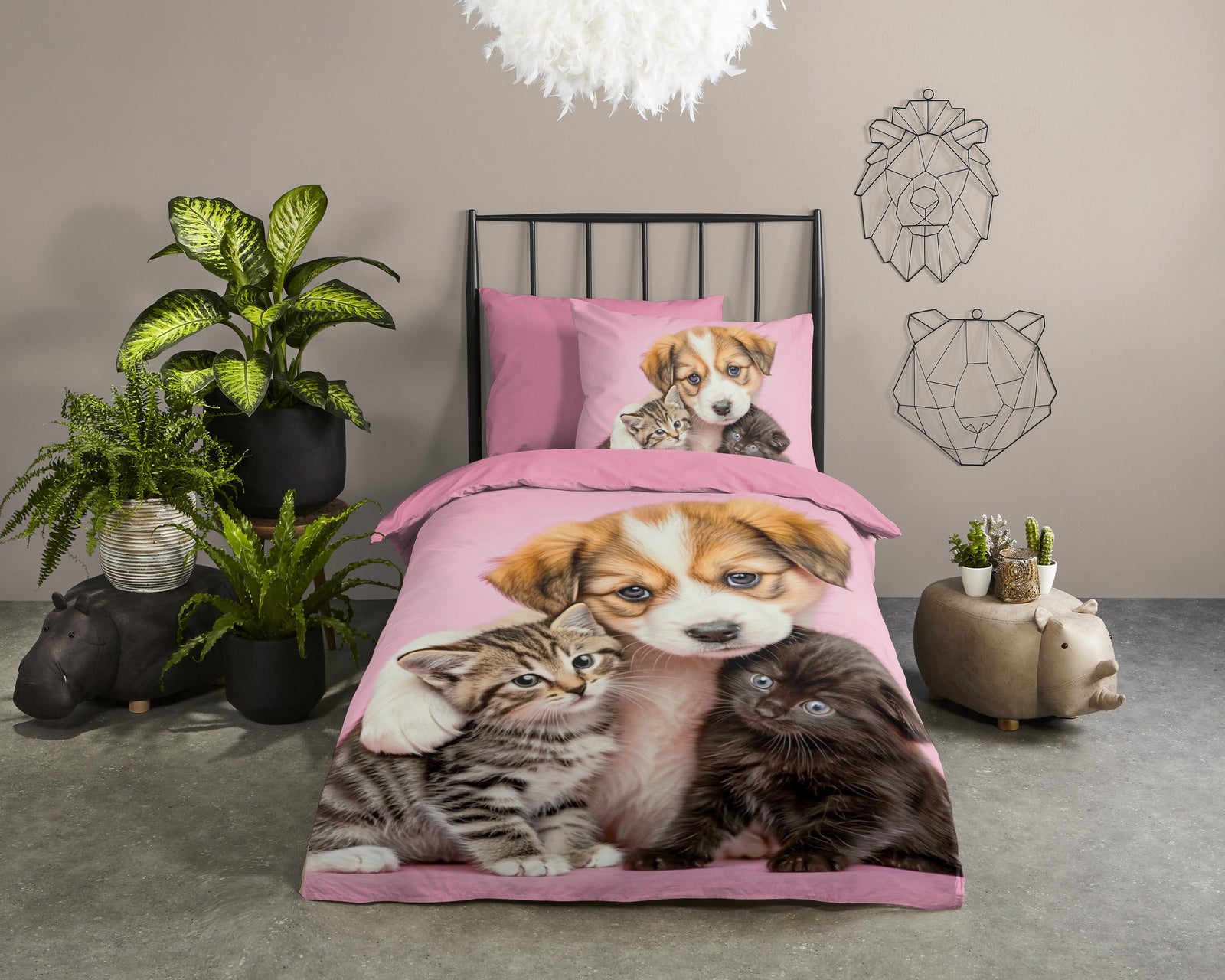 Pure - Housse de couette - Amis - Pink
