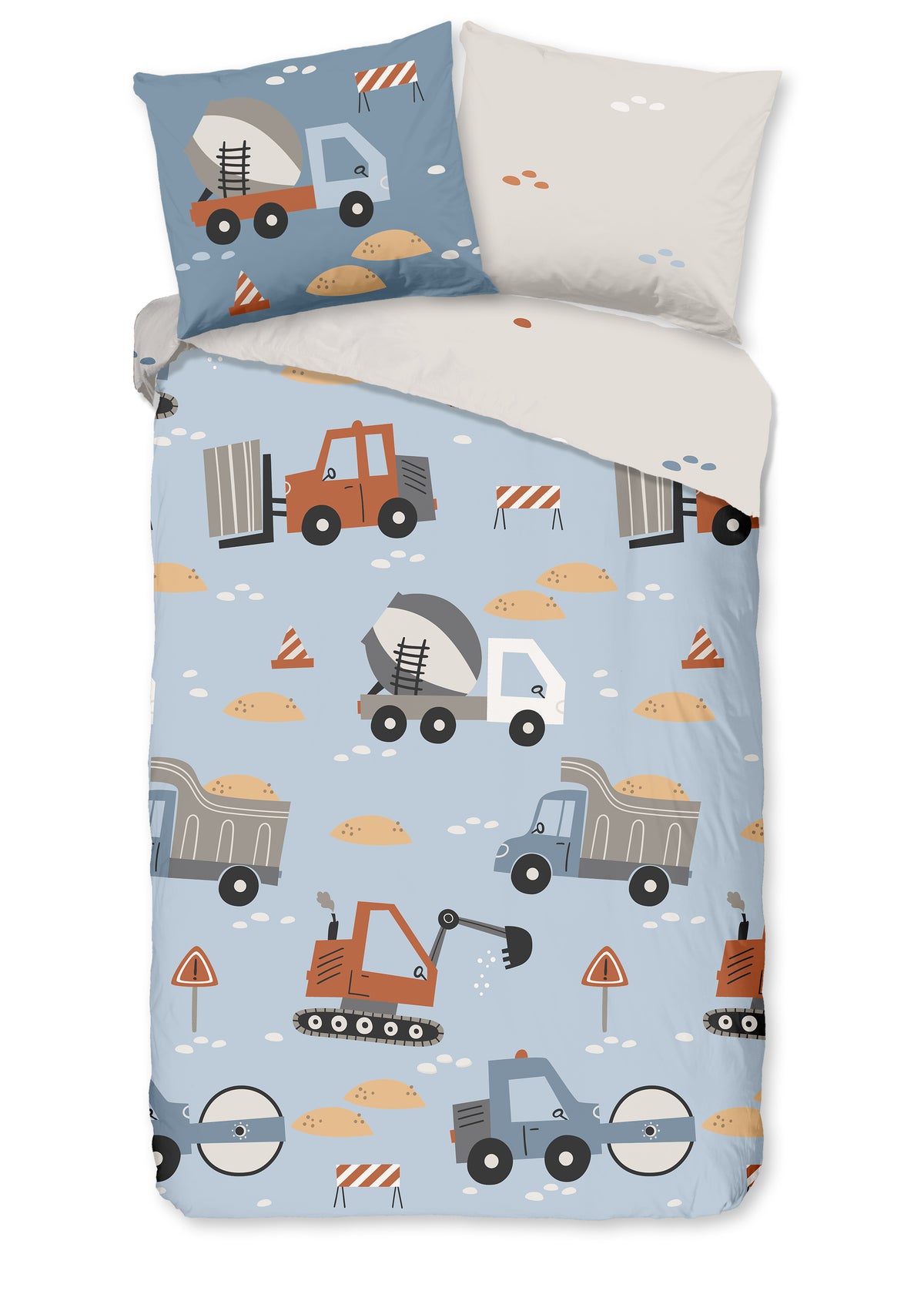 Good Morning - Dekbedovertrek - Mack - Blue