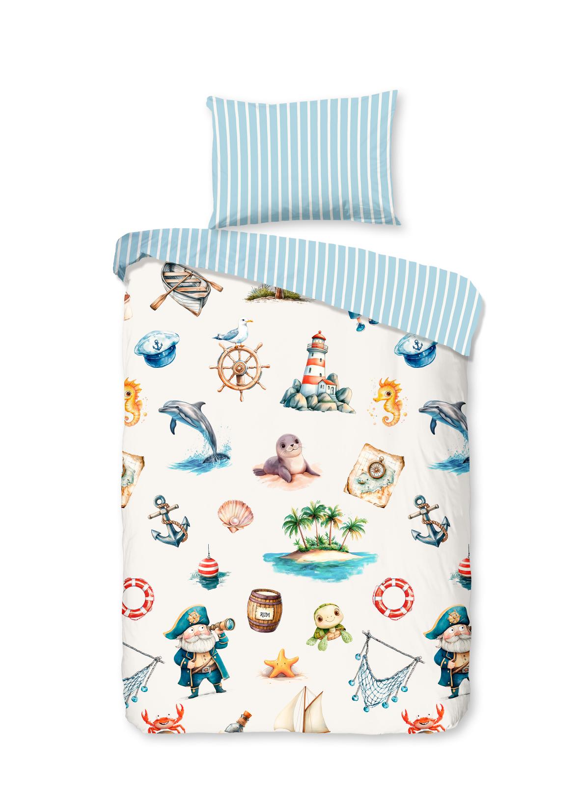 Good Morning - Dekbedovertrek - Capi - Blue