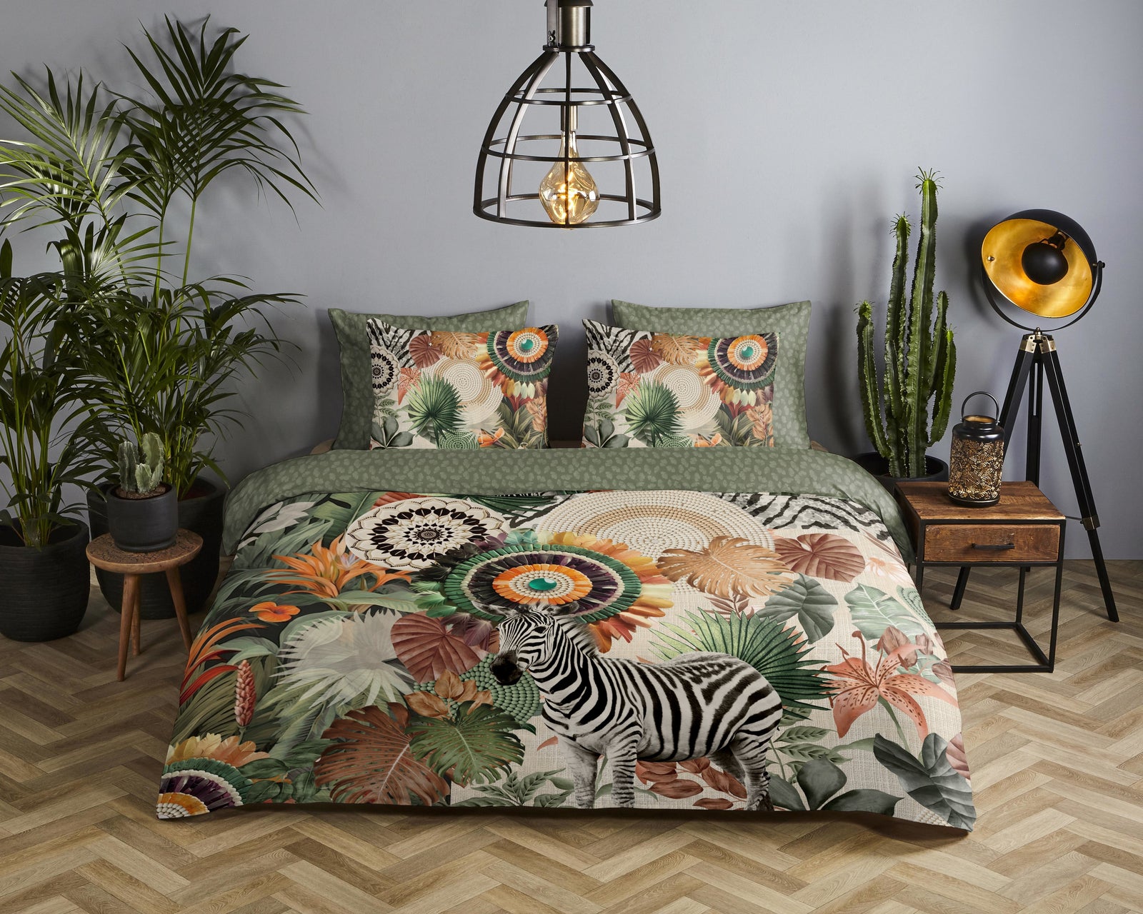 HIP - Housse de couette - Janay - Green