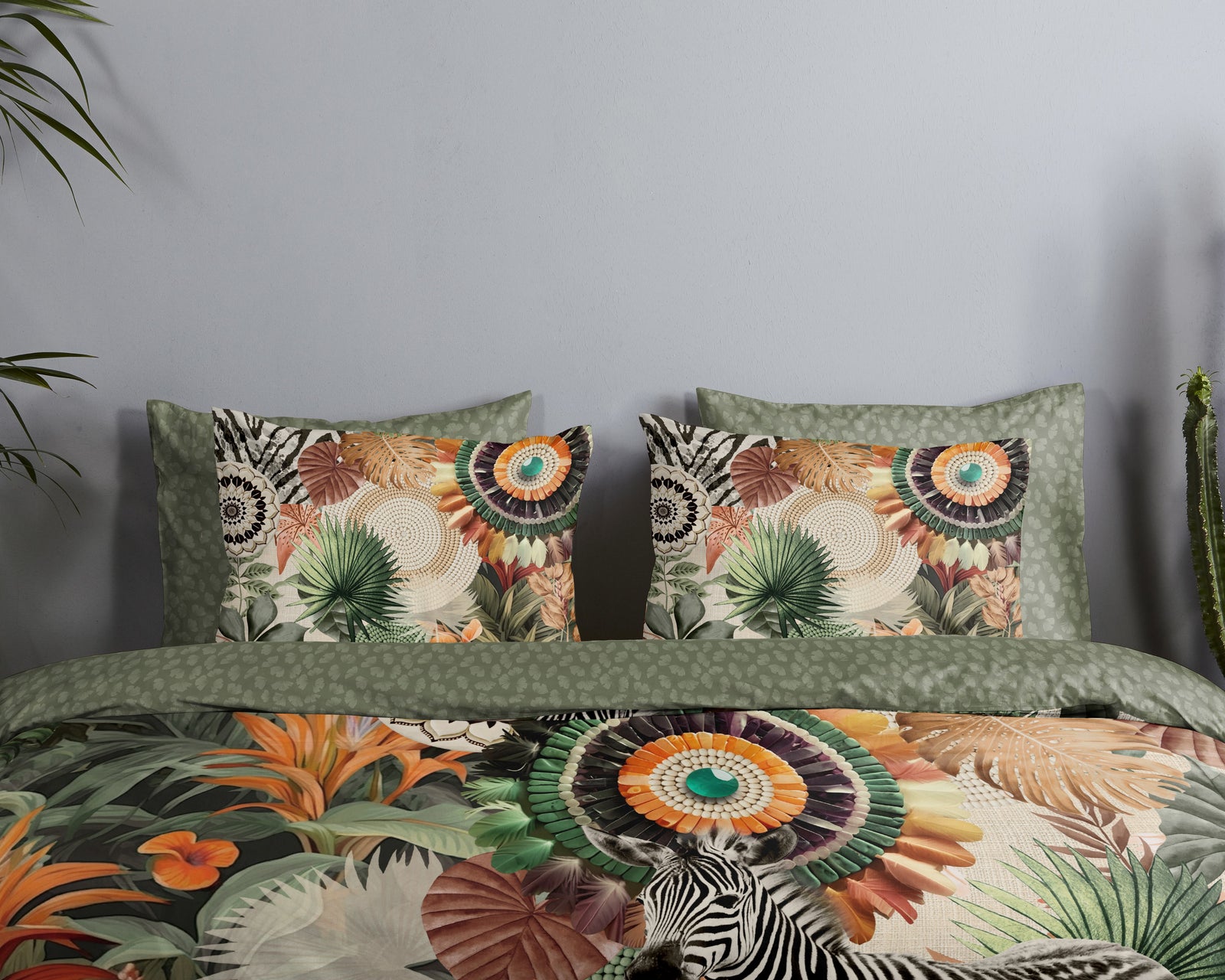 HIP - Housse de couette - Janay - Green