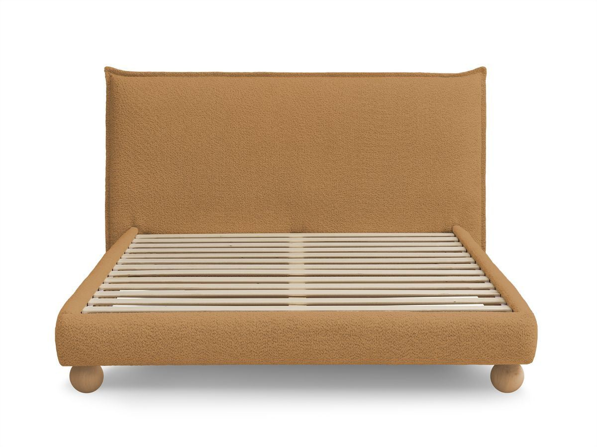 IMERI bed badstof met massieve latten