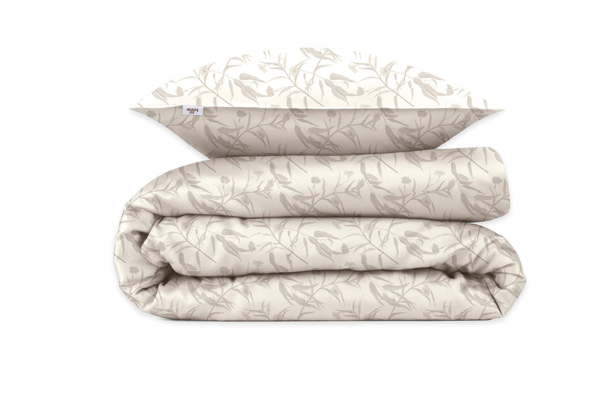 Zohome - Linge de lit - Fiori di Satinado - Off-white