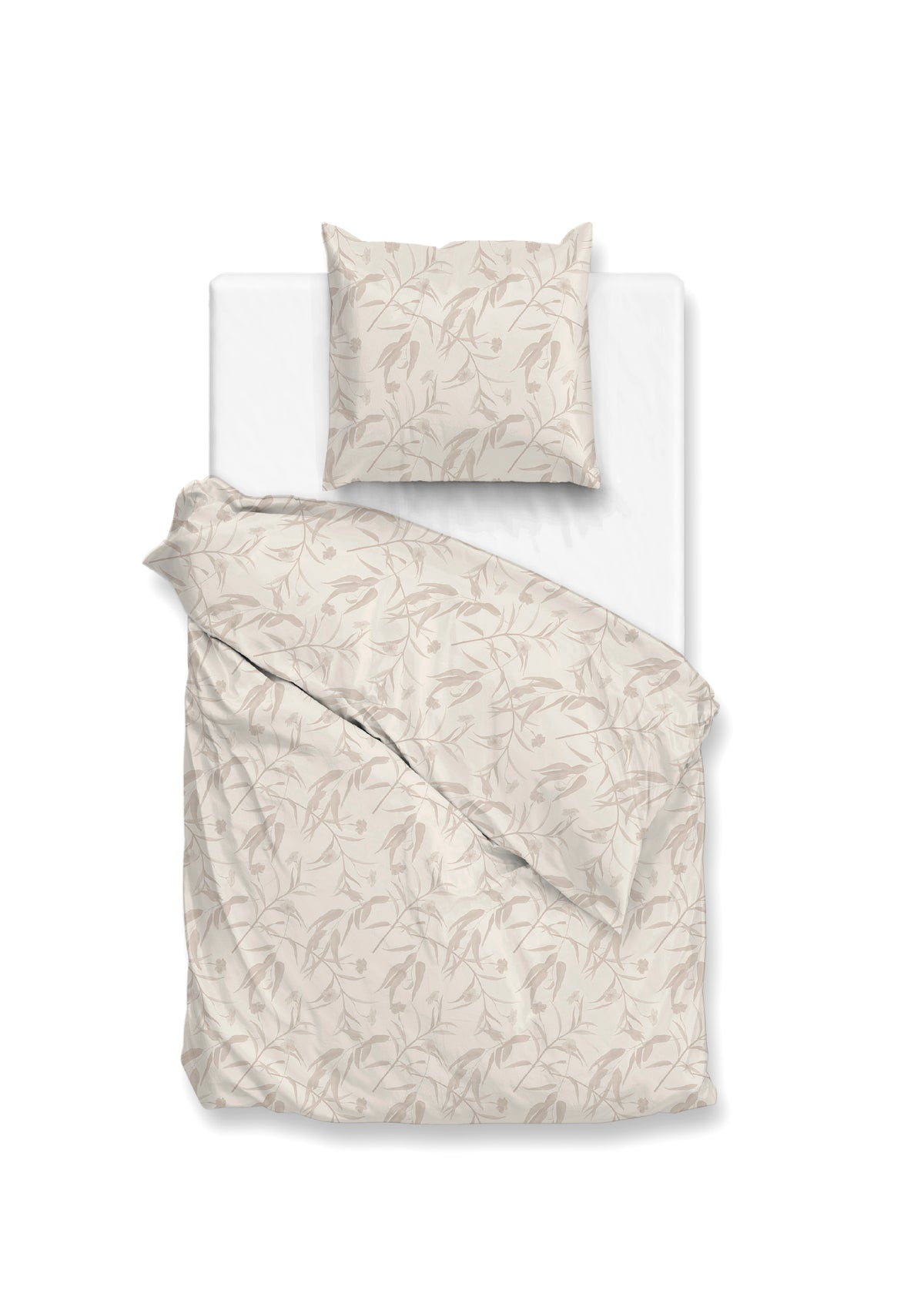 Zohome - Linge de lit - Fiori di Satinado - Off-white