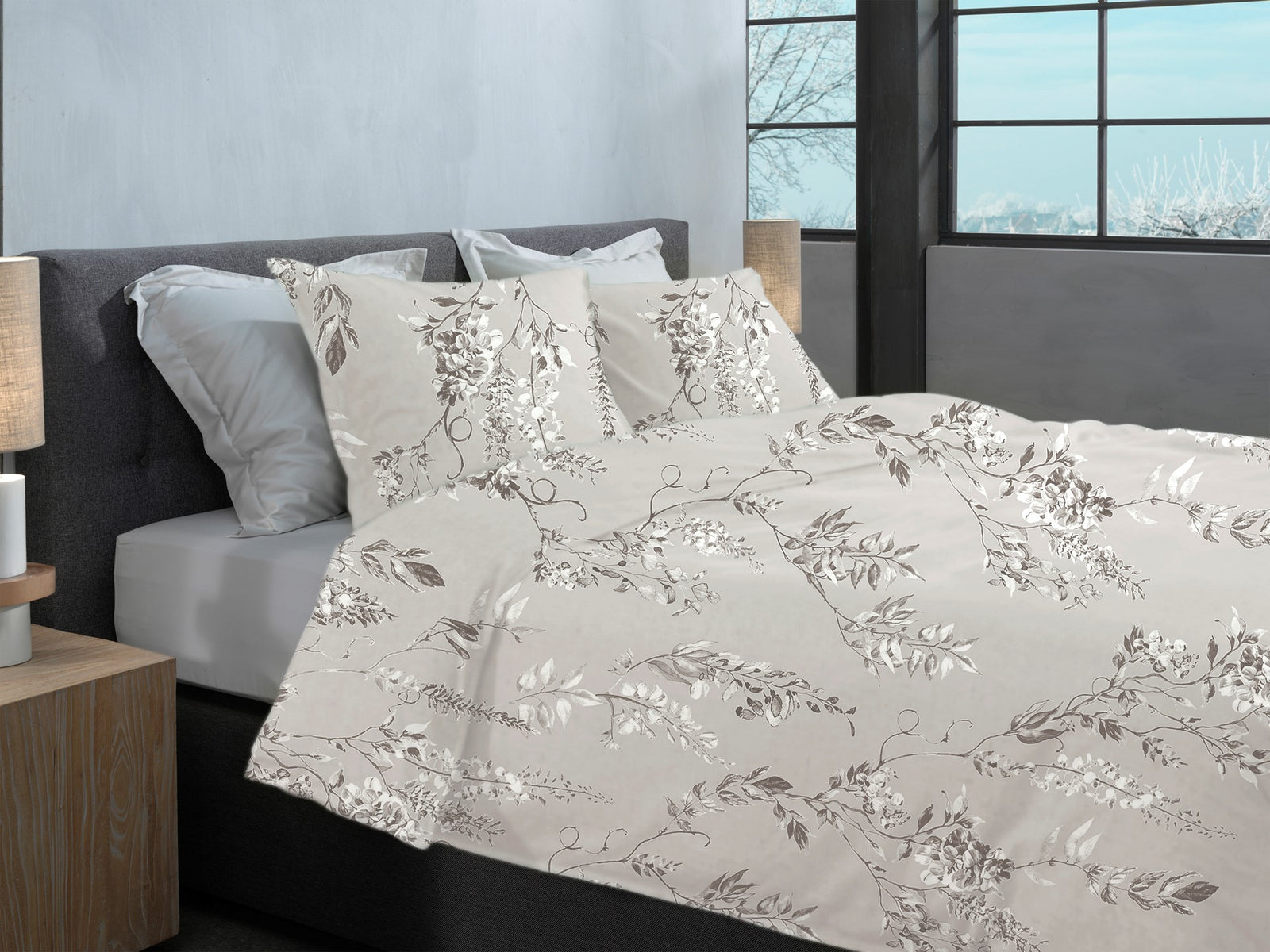 Heckettlane - Housse De Couette - Chiara - Grey