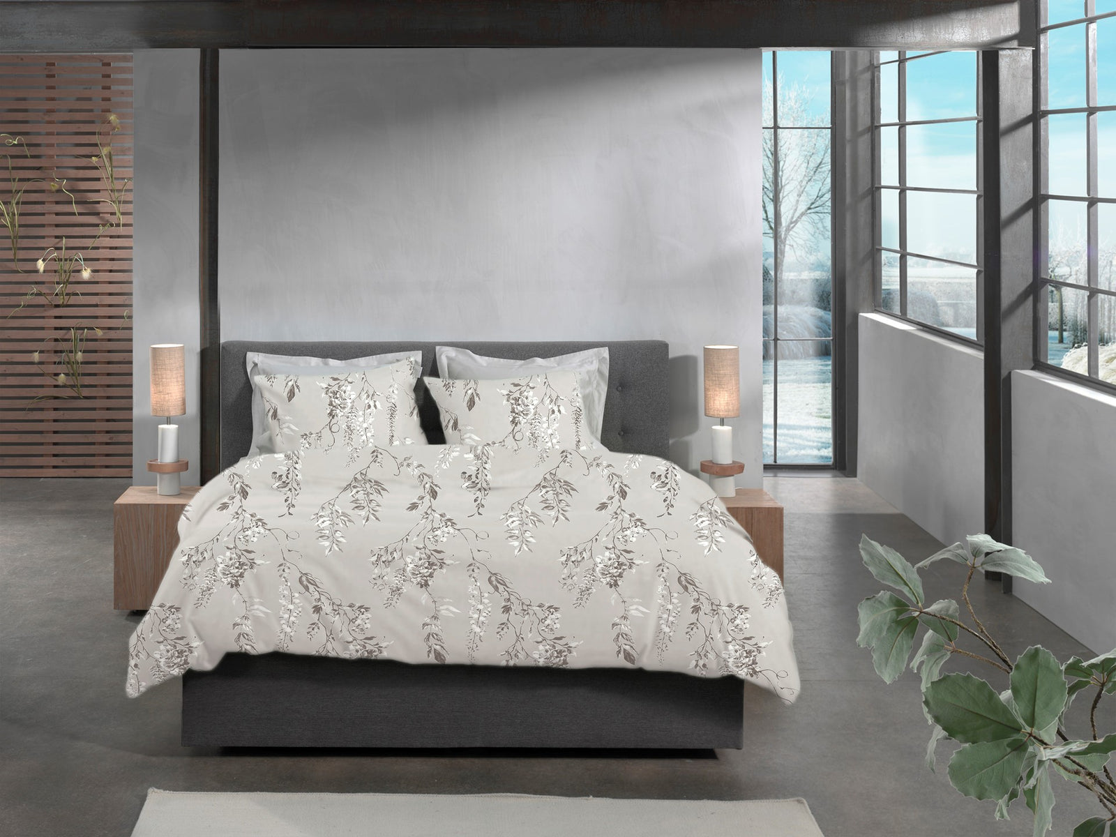 Heckettlane - Housse De Couette - Chiara - Grey