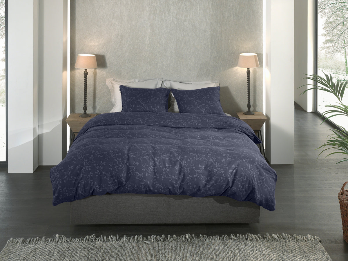 Heckettlane - Dekbedovertrek - Alloro - Dark Blue