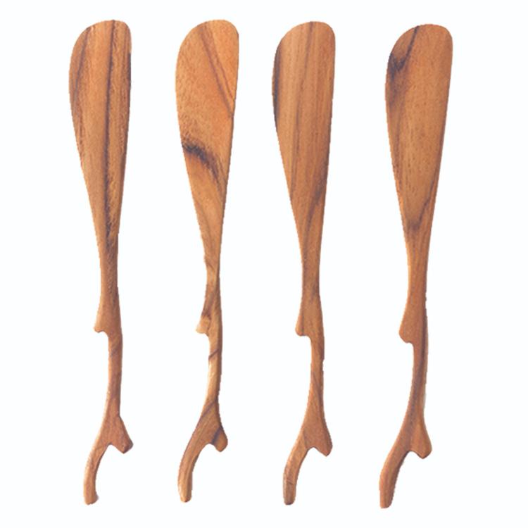 Teak Twig Spreaders, Set of 4
