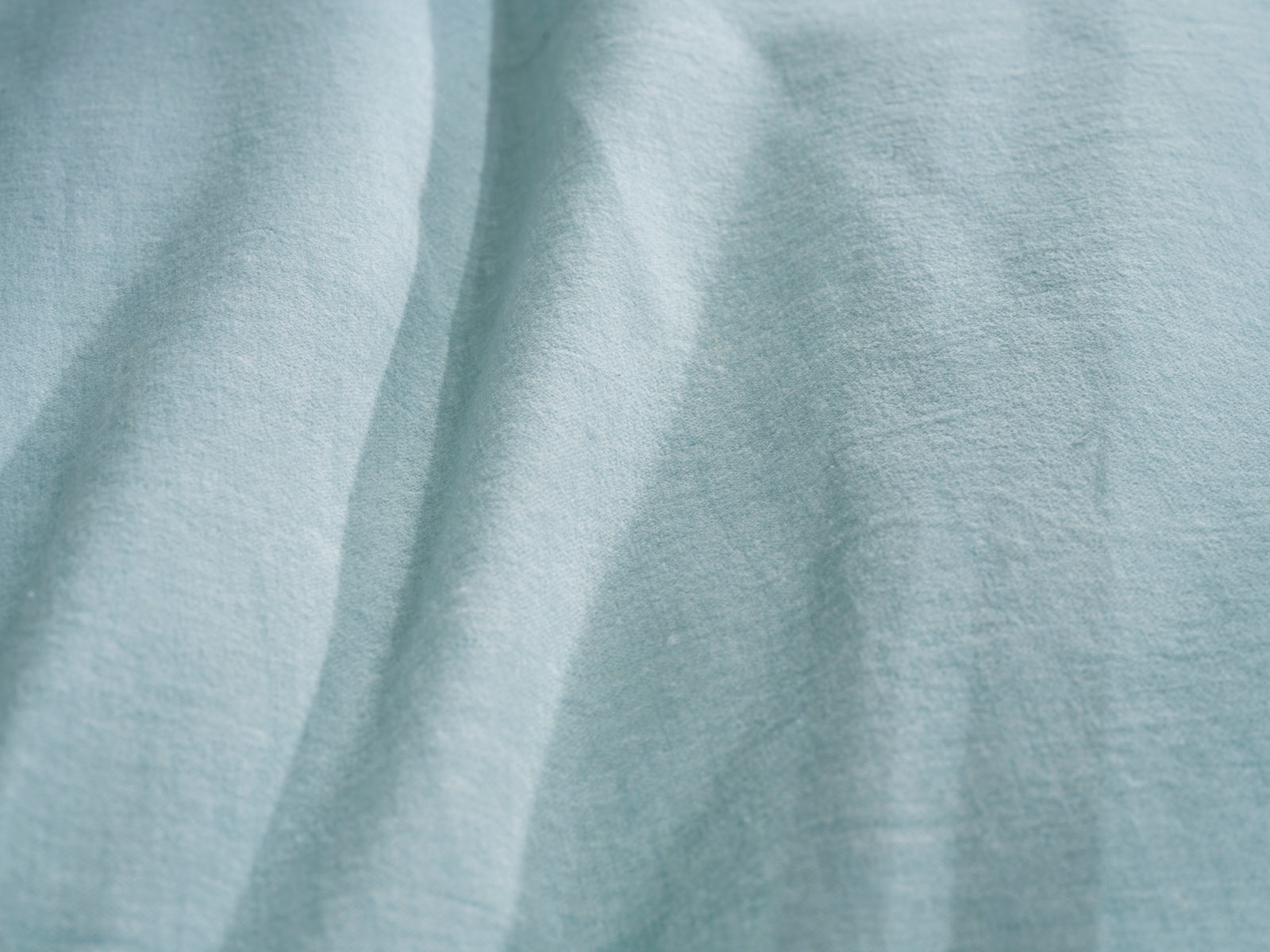 Zohome - Housse De Couette - Flanella di Lino - Mint Green