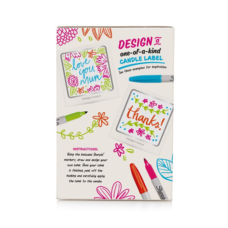 YC Clean Cotton Large Jar & Sharpie Giftset