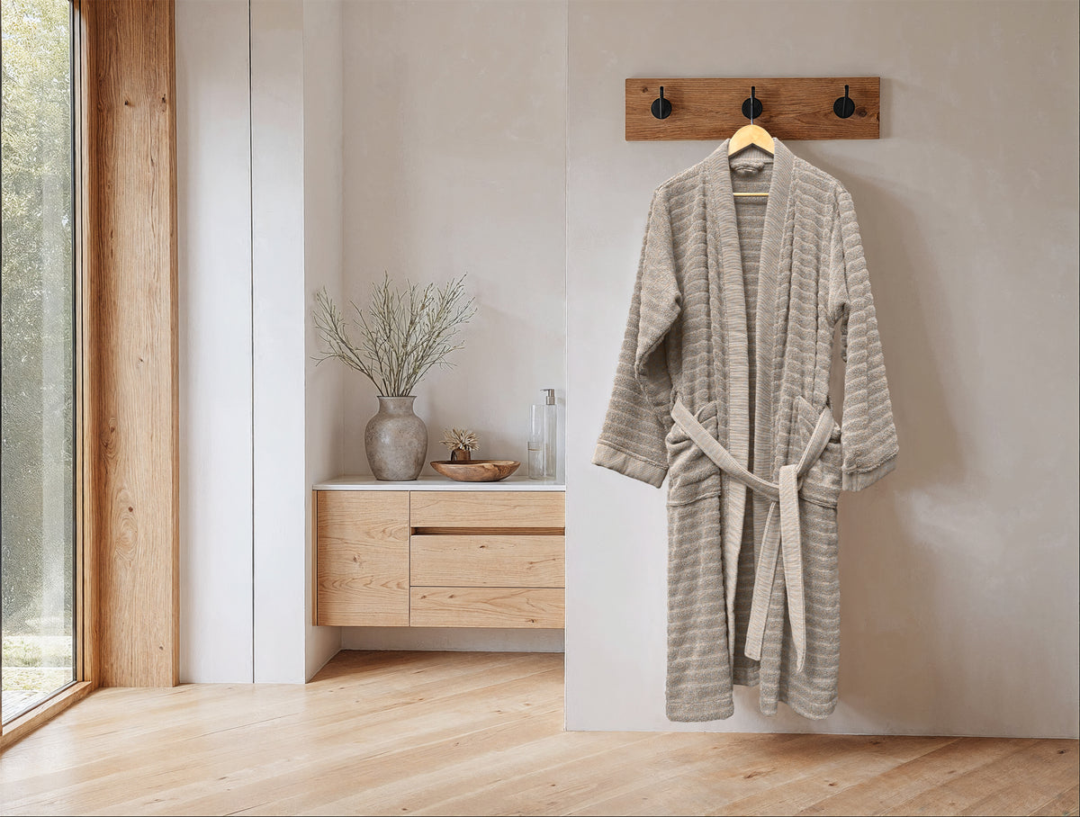 Heckettlane - Badjas - Prestige - Taupe