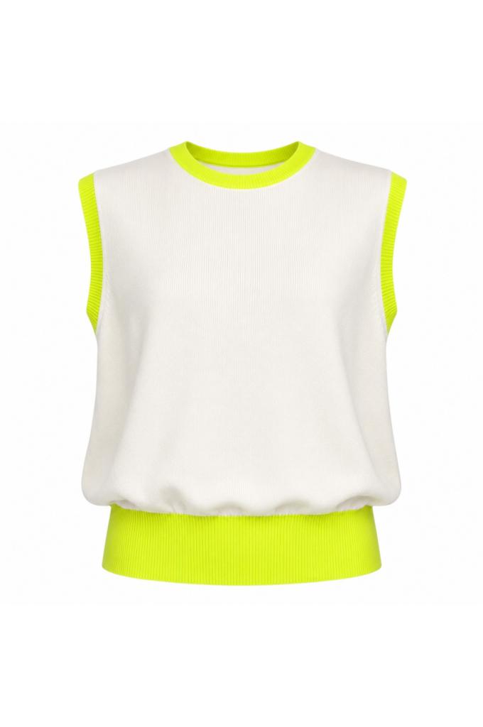 Buenavista - Offwhite/Neon Yellow