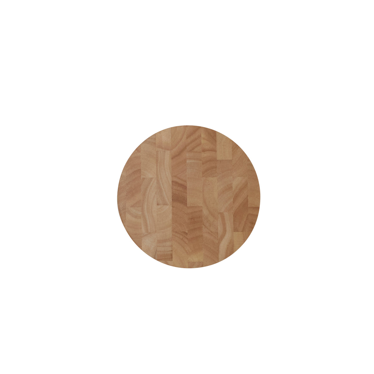 Rubberwood End Grain Round Board, Small