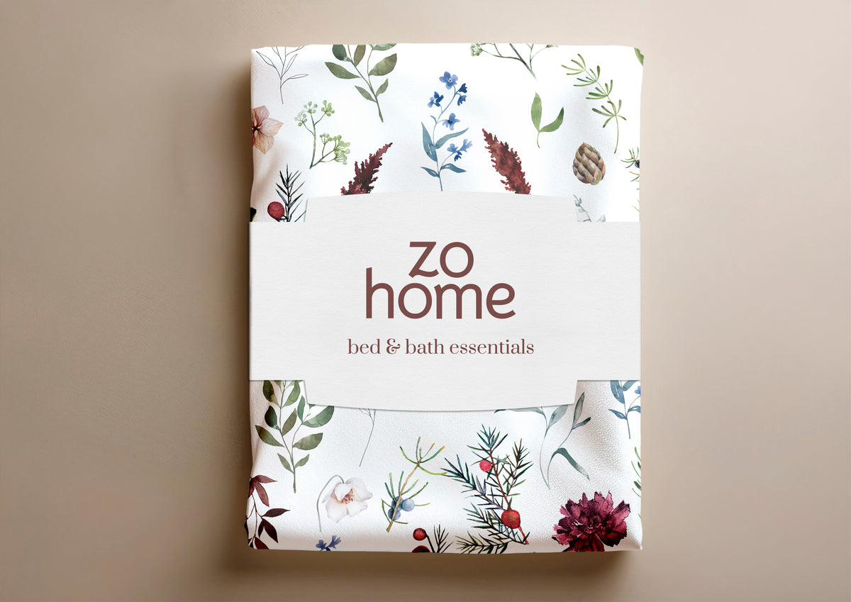 Zohome - Dekbedovertrek - Celeste - White