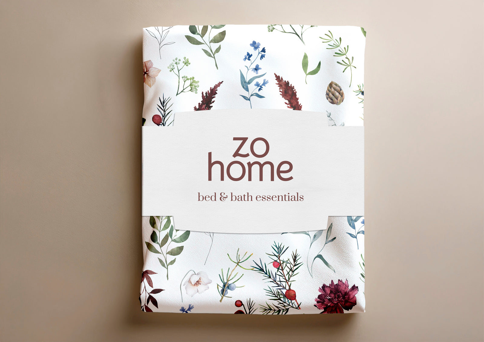 Zohome - Dekbedovertrek - Celeste - White