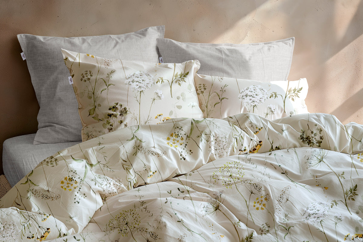 Zohome - Housse De Couette - Leontine - Natural