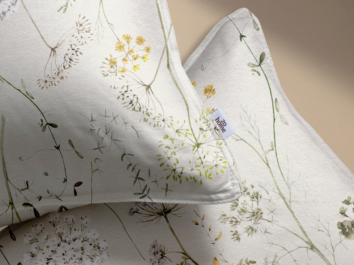Zohome - Housse De Couette - Leontine - Natural
