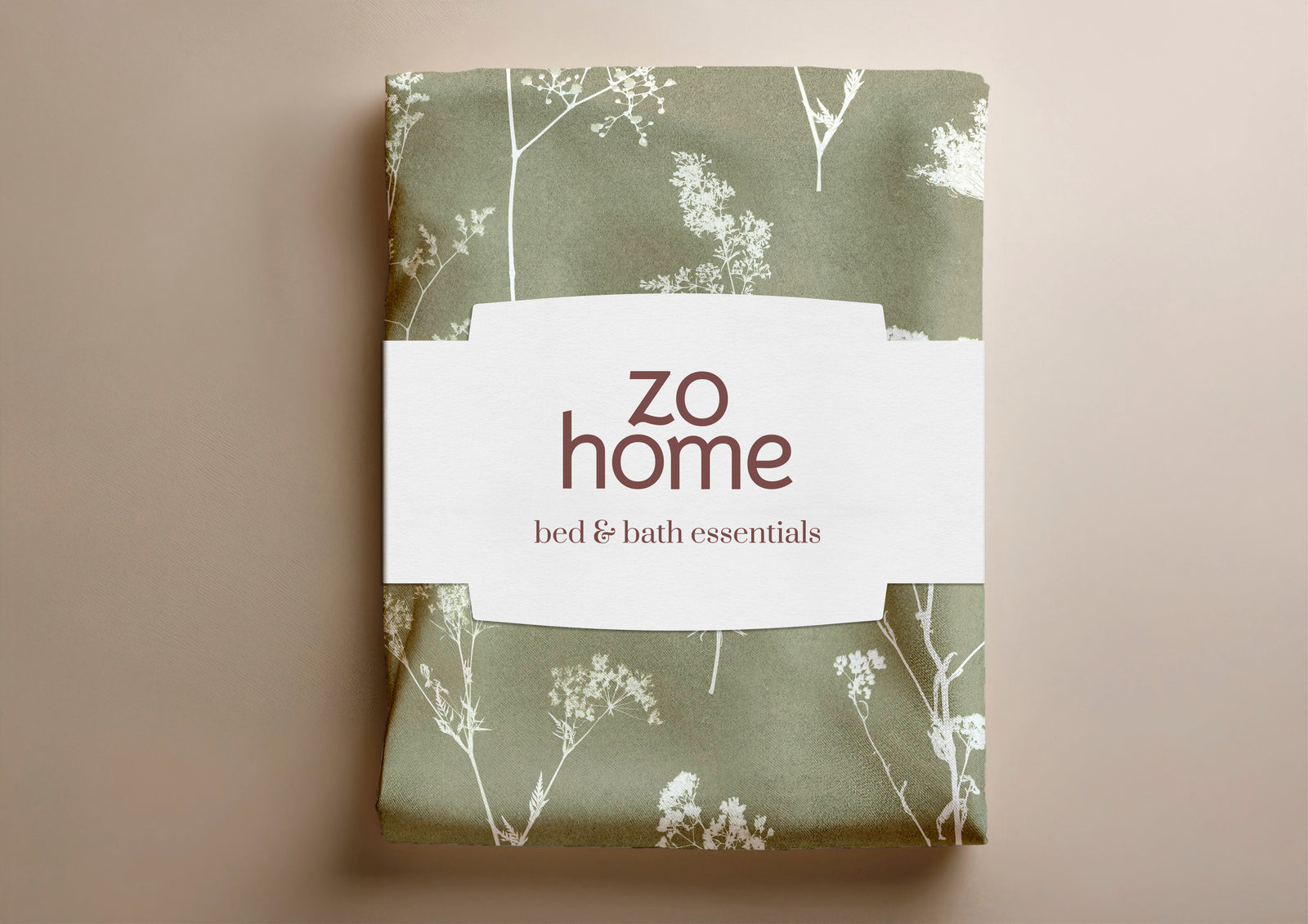 Zohome - Dekbedovertrek - Yarrow - Green