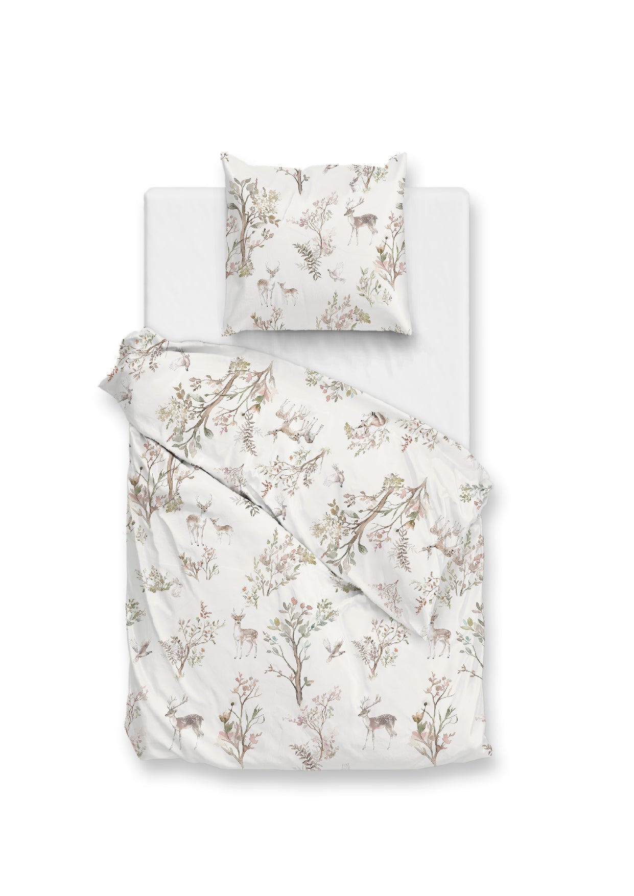 Zohome - Dekbedovertrek - Hazel - Off-White