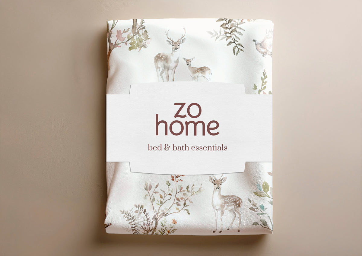 Zohome - Dekbedovertrek - Hazel - Off-White