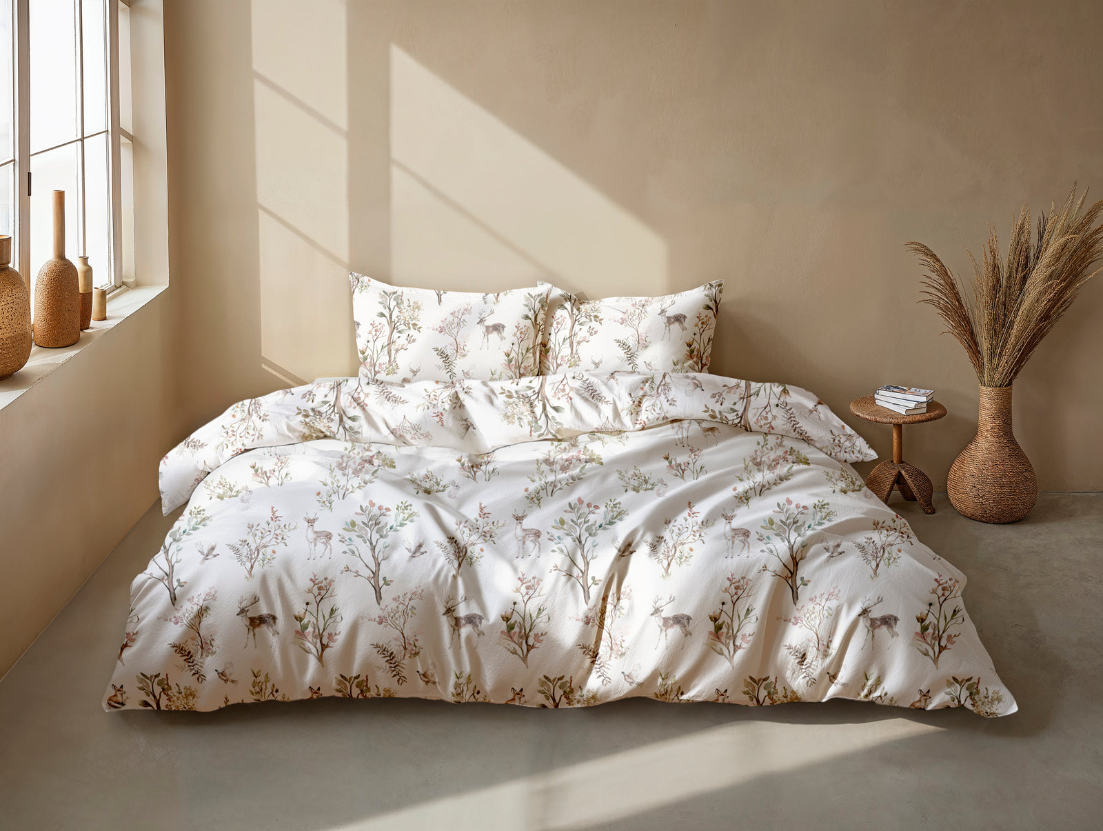 Zohome - Dekbedovertrek - Hazel - Off-White