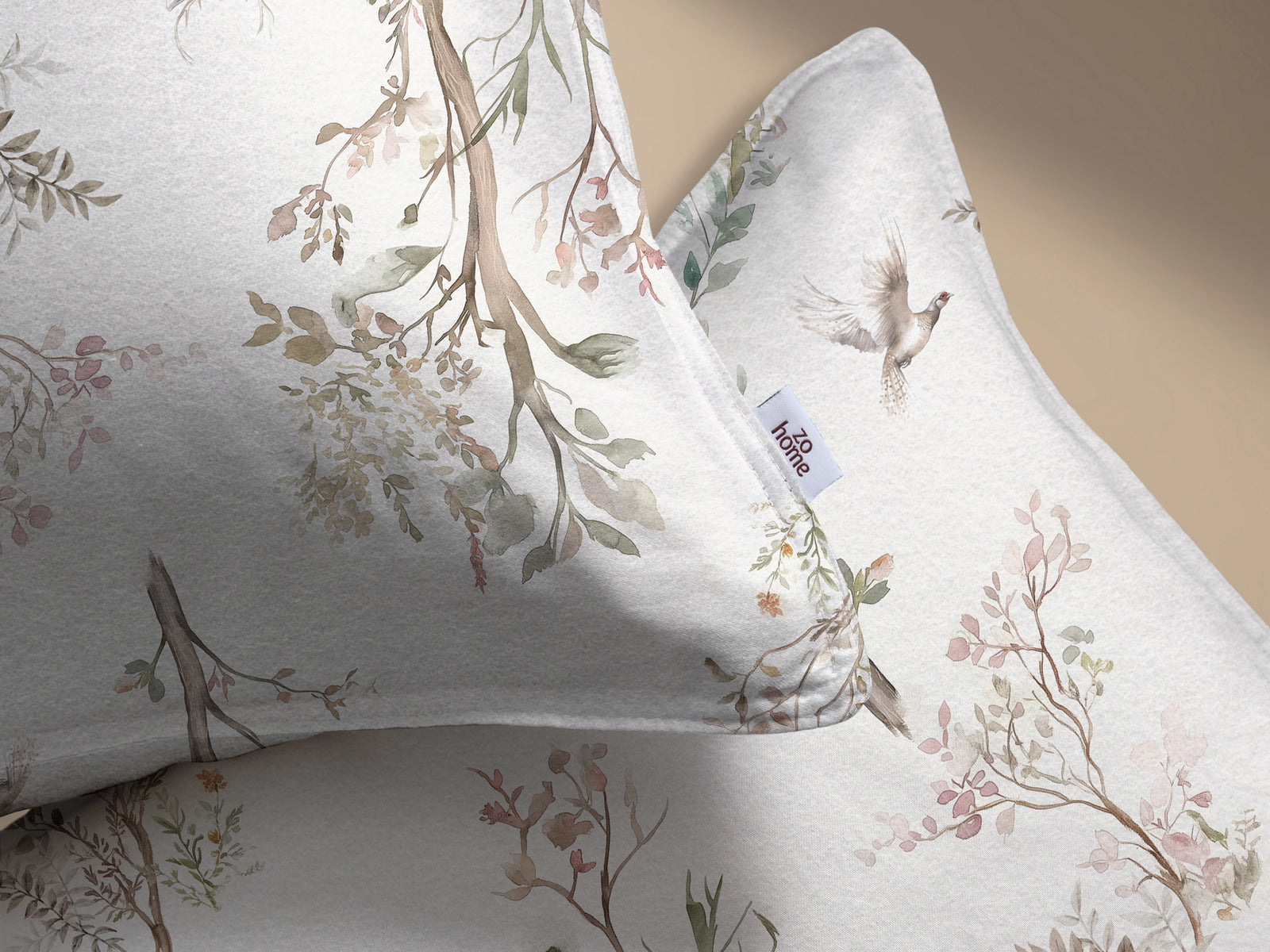 Zohome - Dekbedovertrek - Hazel - Off-White