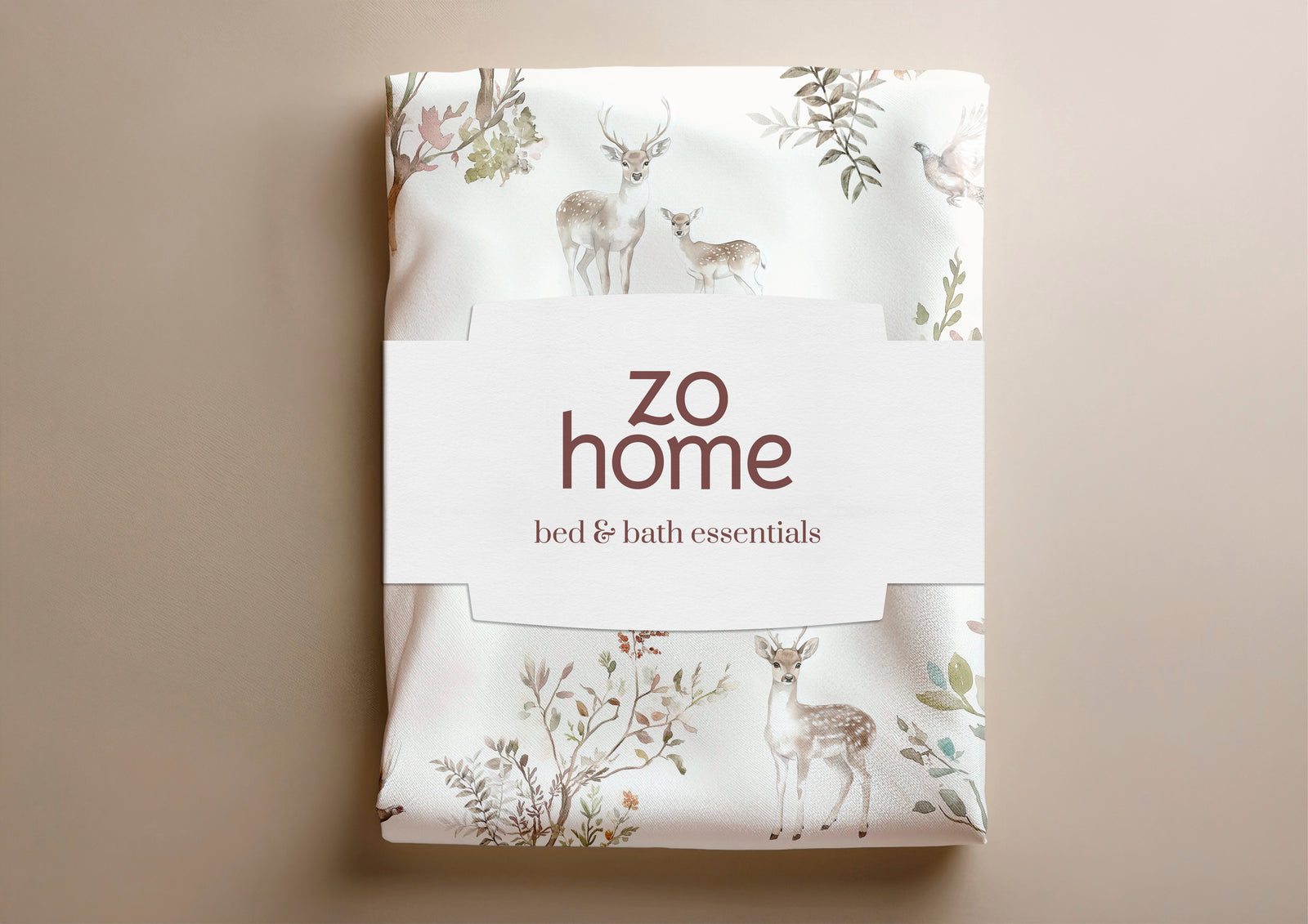 Zohome - Dekbedovertrek - Hazel - Off-White