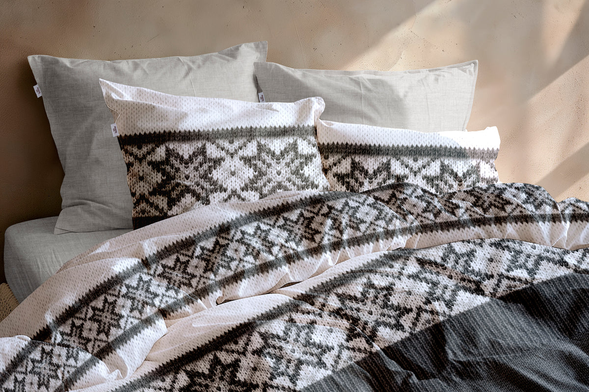 Zohome - Dekbedovertrek - Anika - Grey