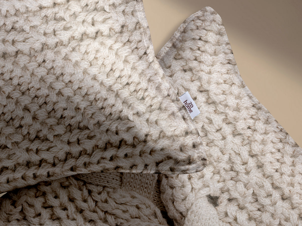 Zohome - Housse De Couette - Mira - Natural
