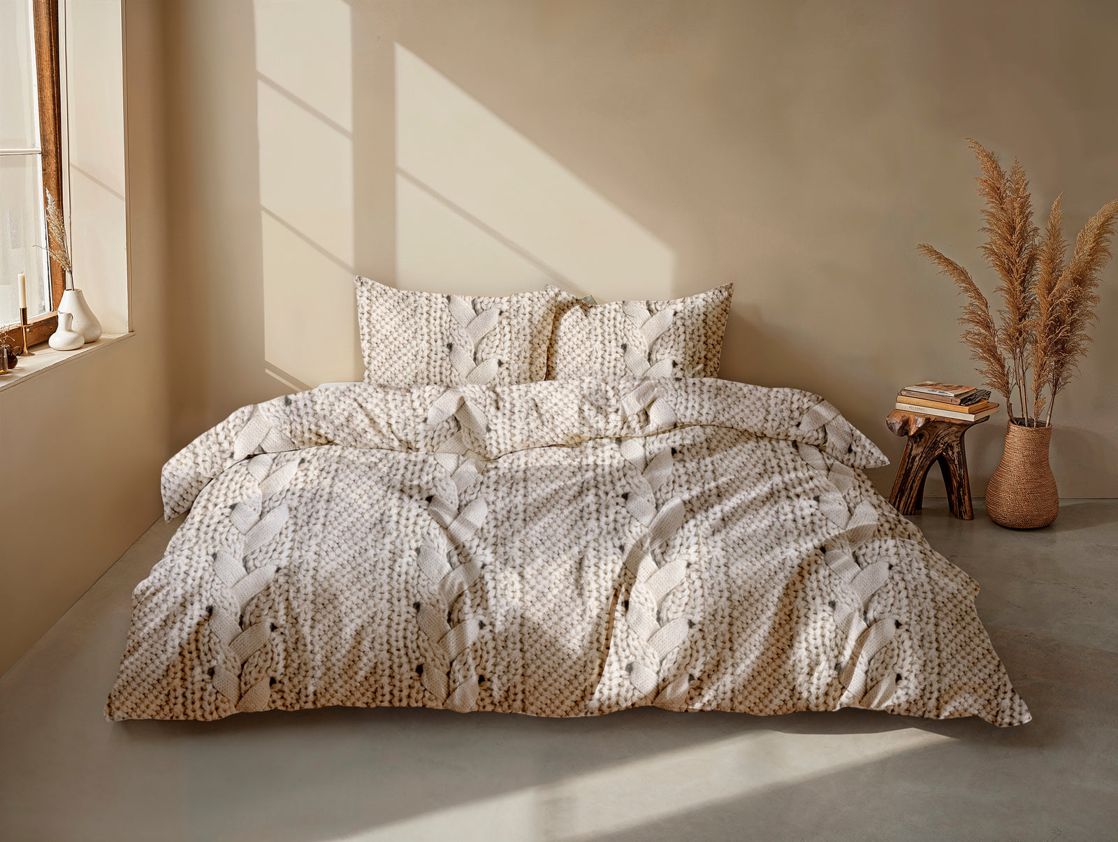 Zohome - Housse De Couette - Mira - Natural