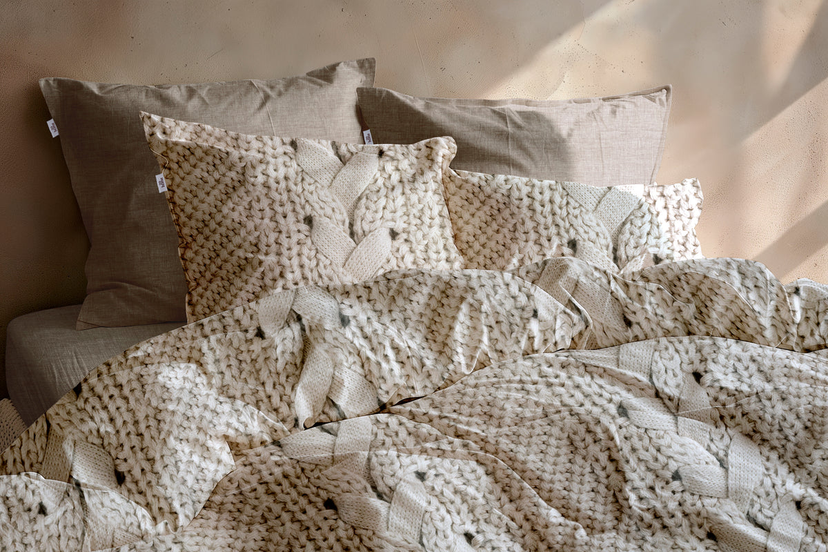 Zohome - Housse De Couette - Mira - Natural