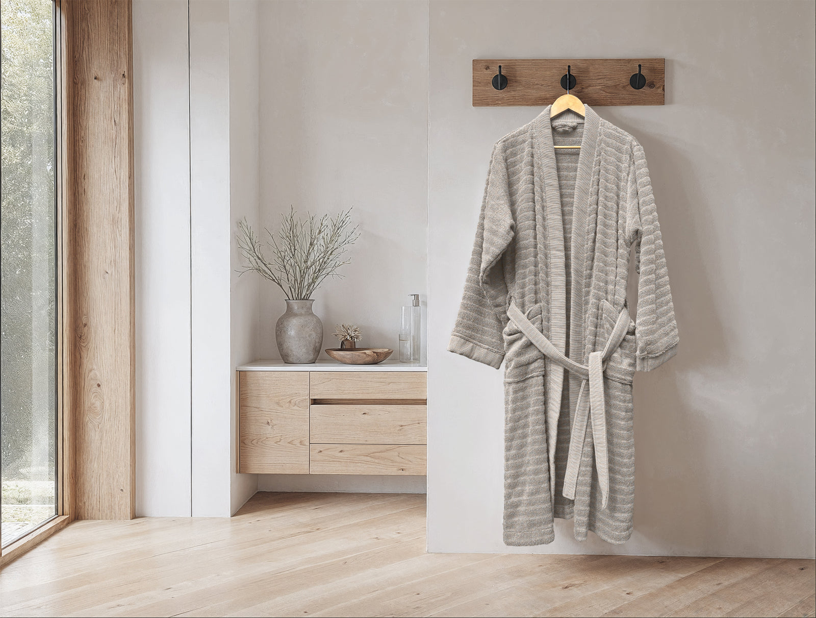 Heckettlane - Badjas - Prestige - Glacier Grey