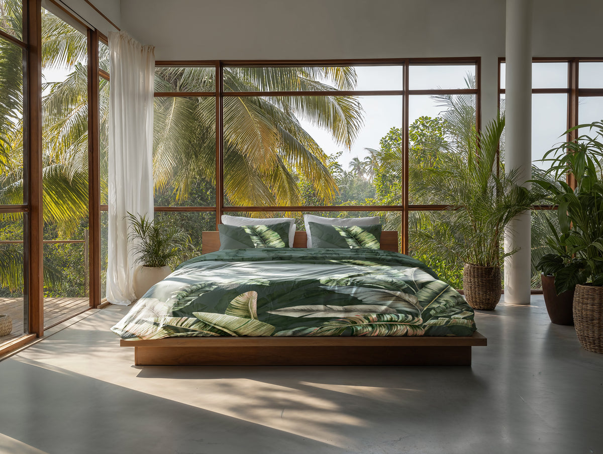 Heckettlane - Dekbedovertrek - Sarani - Forest Green