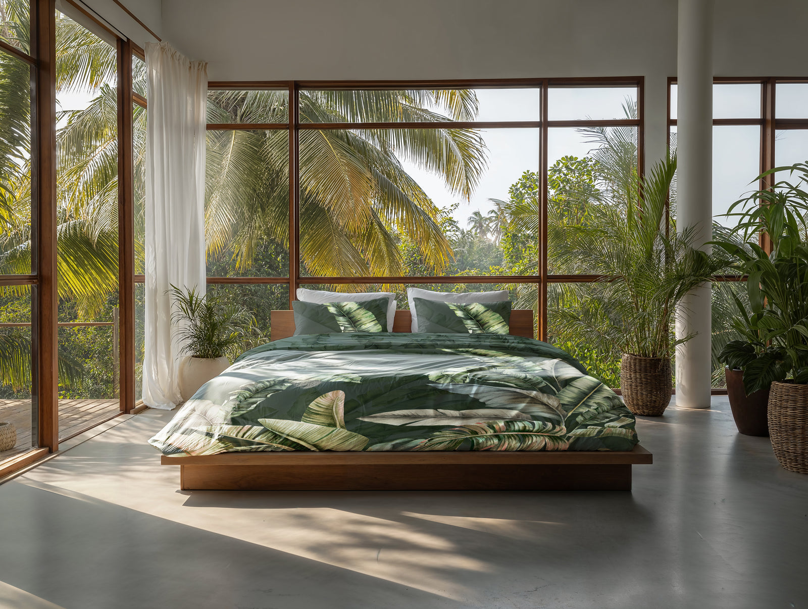 Heckettlane - Dekbedovertrek - Sarani - Forest Green