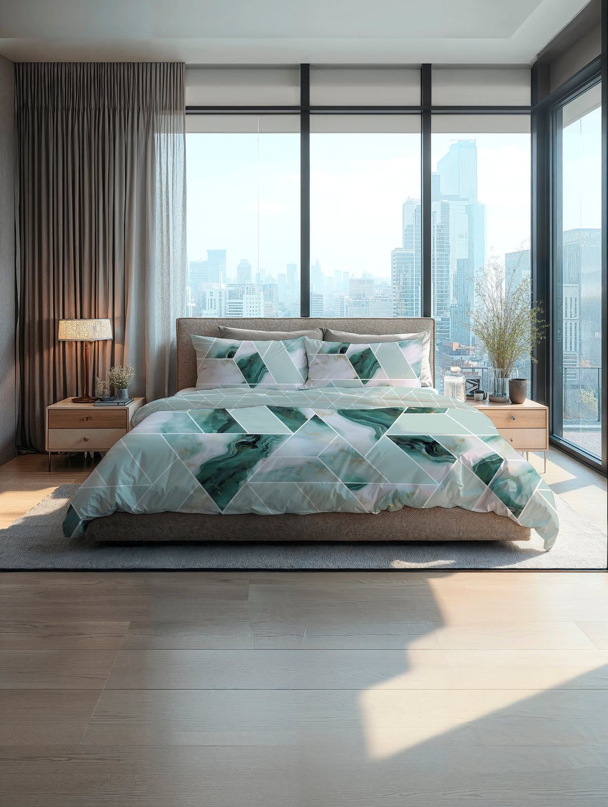 Heckettlane - Housse De Couette - Yarra - Sea Green