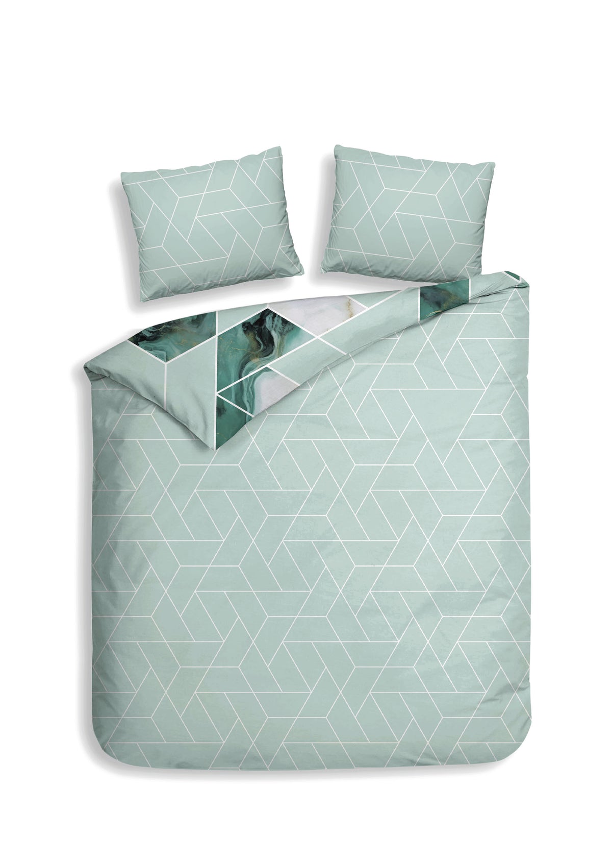 Heckettlane - Housse De Couette - Yarra - Sea Green
