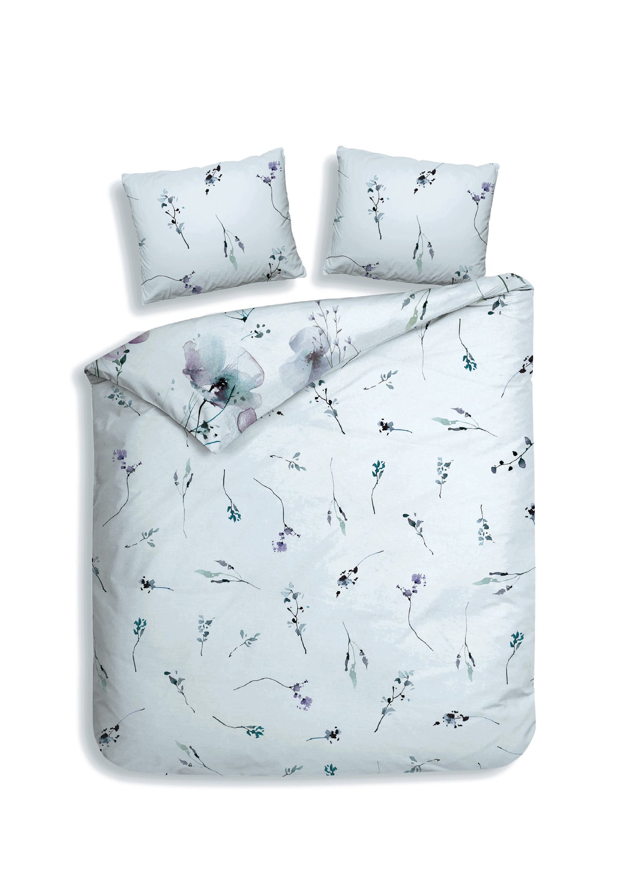 Heckettlane - Dekbedovertrek - Avalia - White