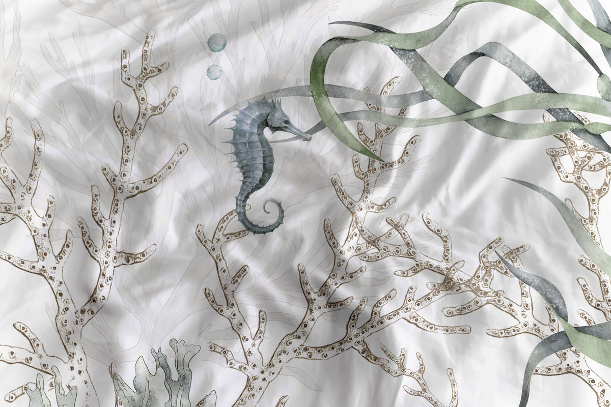 Heckettlane - Dekbedovertrek - Agnia - White