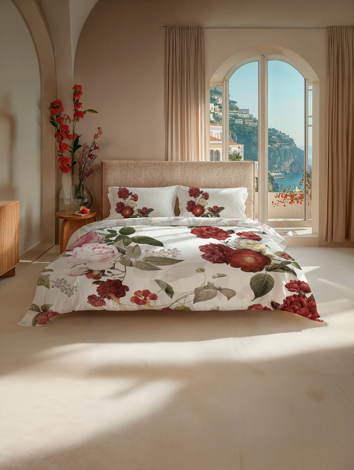 Heckettlane - Dekbedovertrek - Sogno - White