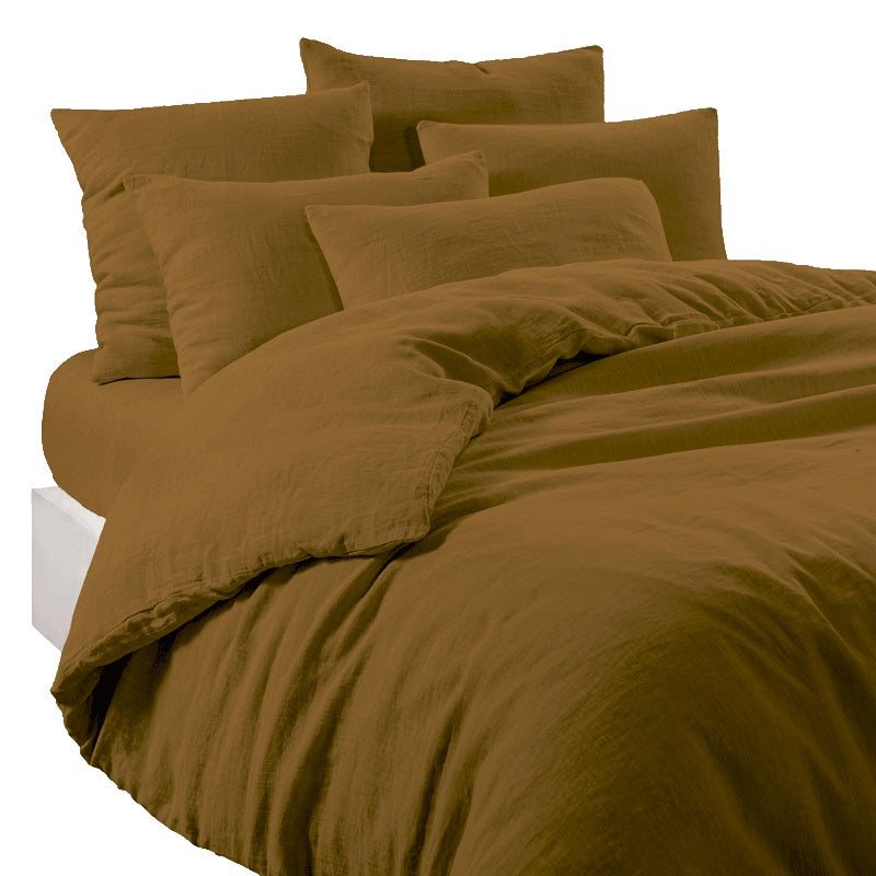 Dekbedovertrek &amp; Kussensloop - Limy - Gold